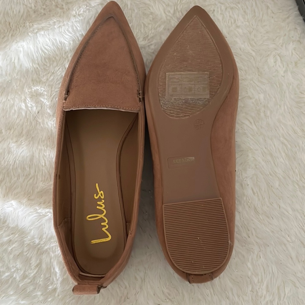 lulus sz 7.5 dress shoes pointy